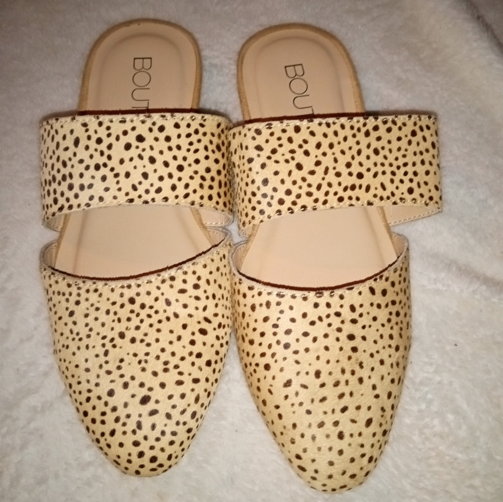 Women's Leopard Print Sandals Size 7